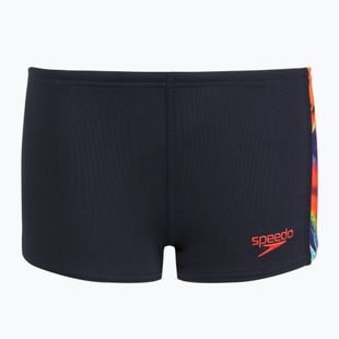 Dětské plavky Speedo Digital Panel Aquashort true navy/watermelon/bitter lime