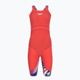 Plavky Speedo Fastskin LZR Ignite Kneeskin flame red/bolt/white
