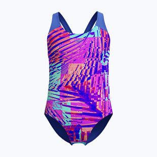 Dětské jednodílné plavky Speedo Digital Allover Splashback cobalt pop