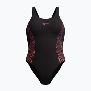 Dámské jednodílné plavky Speedo Placement Muscleback neon violet