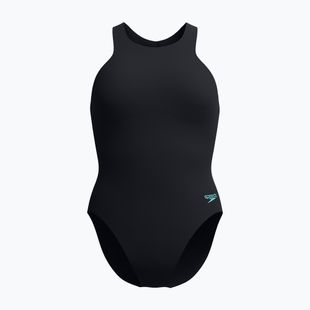 Dámské jednodílné plavky Speedo Racer Zip with Built in Swim Bra anthracite