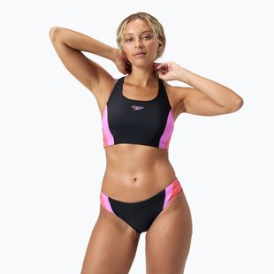 Dámské dvoudílné plavky Speedo Colourblock Splice 2.0 neon violet