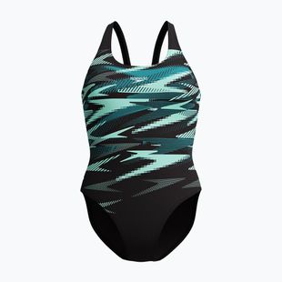 Dámské jednodílné plavky Speedo Hyperboom Placement Muscleback dark teal