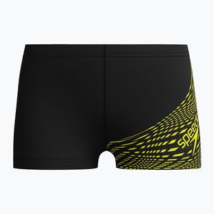 Dětské plavecké boxerky Speedo Medley Logo Aquashort hyper yellow