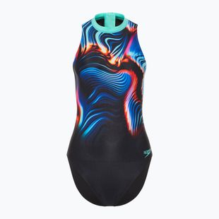 Dámské jednodílné plavky Speedo Printed Hydrasuit speedo black