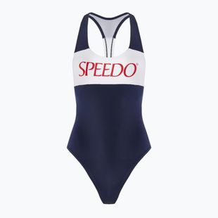 Dámské jednodílné plavky Speedo Colourblock Racerback peacoat