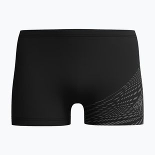Pánské plavecké boxerky Speedo Medley Logo Aquashort black/usa charcoal