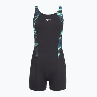 Dámské jednodílné plavky Speedo HyperBoom Splice Legsuit dark teal