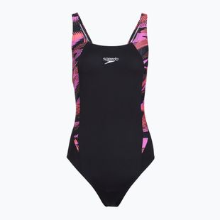 Dámské jednodílné plavky Speedo HyperBoom Splice Muscleback neon violet