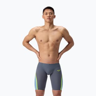 Pánské plavecké jammery Speedo Fastskin LZR Intent 2.0 Jammer grey lead/acadia blue/hyper yellow