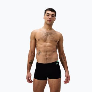 Pánské plavecké boxerky Speedo Hyper Boom Splice black/alfalfa green