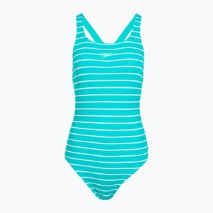 Dámské jednodílné plavky Speedo Eco Endurance+ Printed Medalist turquoise gem