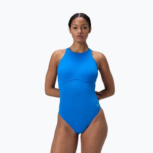 Dámské jednodílné plavky Speedo Racer Zip with Built in Swim Bra lagoon blue