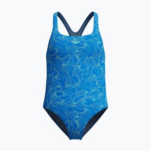 Dětské jednodílné plavky Speedo HyperBoom Allover Medalist lagoon blue/celeste