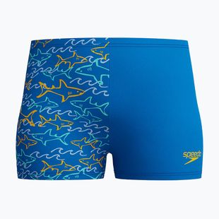 Dětské plavecké boxerky Speedo Digital Allover Aquashort lagoon blue