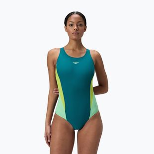 Dámské jednodílné plavky Speedo Colourblock 2.0 deep emerald