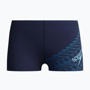 Dětské plavecké boxerky Speedo Medley Logo Aquashort peacoat/sugar blue