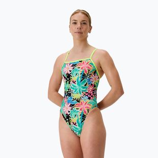 Dámské jednodílné plavky Speedo FL Printed V-Back tropicana/black