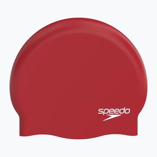 Plavecká čepice Speedo Plain Moulded Silicone speedo red