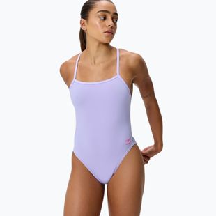 Dámské jednodílné plavky Speedo FL Solid V-Back 2.0 bright lavender