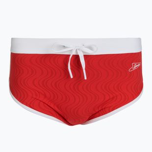 Pánské plavecké slipy Speedo Texture Brief 3.5" high risk red