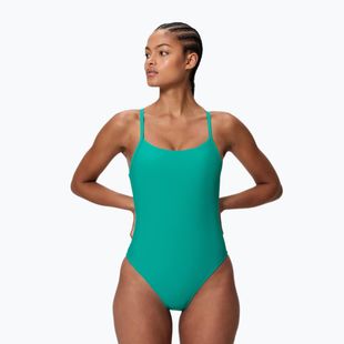 Dámské jednodílné plavky Speedo Solid Racerback peacock teal/peacoat