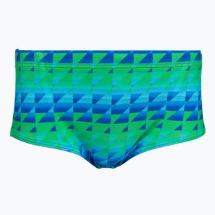 Pánské plavecké boxerky Speedo ML s potiskem, 13,5 cm Brief quilted triangles/lagoon blue