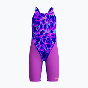 Dětské jednodílné plavky Speedo Fastskin Endurance+ Max Openback Kneeskin cavecurrent