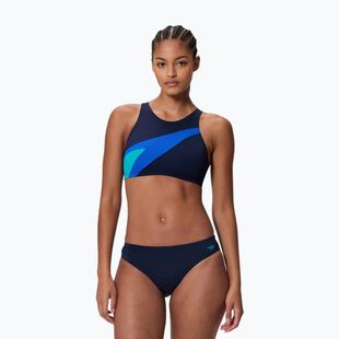 Dámské dvoudílné plavky Speedo Hyperboom Butterfly Back peacoat/deep sapphire