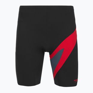 Pánské plavky Speedo Hyperboom anthracite/high risk red