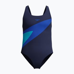Dětské jednodílné plavky Speedo Hyperboom Butterfly Back peacoat/deep sapphire