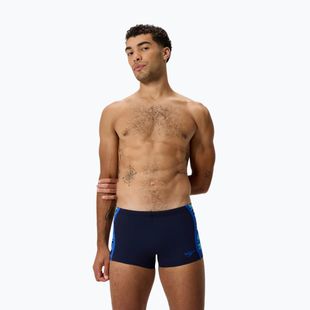 Pánské plavky boxerky Speedo Hyperboom Splice Aquashort peacoat/deep sapphire