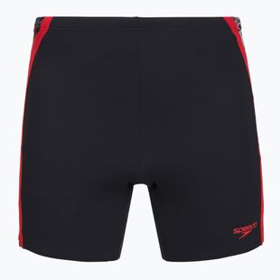 Pánské plavky Speedo Hyper Boom Splice Mid anthracite/high risk red