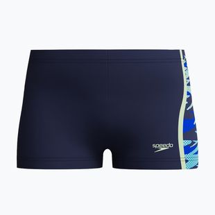 Plavecké boxerky Speedo Hyperboom Splice Aquashort peacoat/deep sapphire