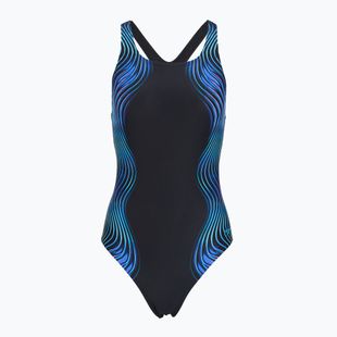 Dámské jednodílné plavky Speedo Print Medalist anthracite