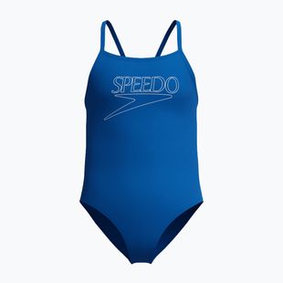 Dětské jednodílné plavky Speedo Endurance+ Logo Thinstrap Turkish Sea
