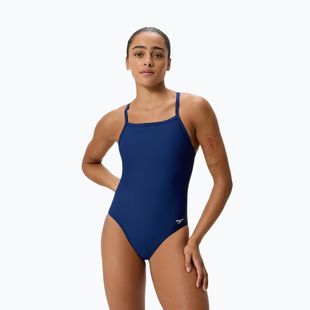 Dámské jednodílné plavky Speedo Solid EnduraSoft Turnback team navy