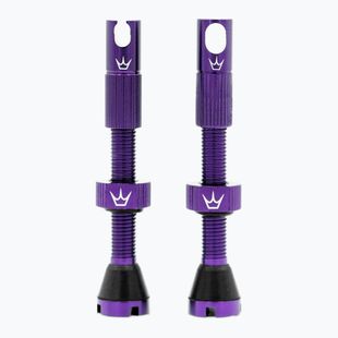 Sada ventilků Peaty's X Chris King MK2 Presta 42 mm violet