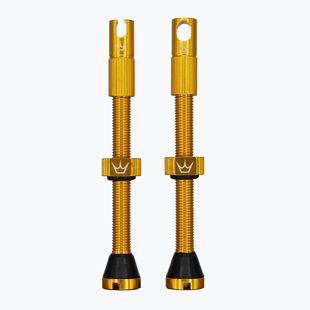 Sada ventilků Peaty's X Chris King MK2 Presta 60 mm gold