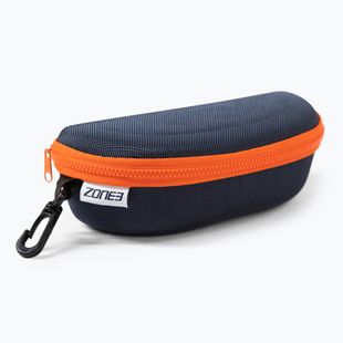 Pouzdro na plavecké brýle  ZONE3 Protective Swim Goggle Case navy/orange