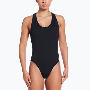 Dámské jednodílné plavky Nike Elevated Essential Crossback black