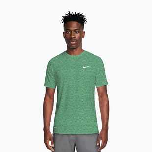 Pánské plavecké tričko Nike Heather Hydroguard malachite