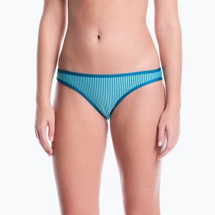 Spodní díl plavek Nike Ripple Texture Hipster Bikini bleached turquoise