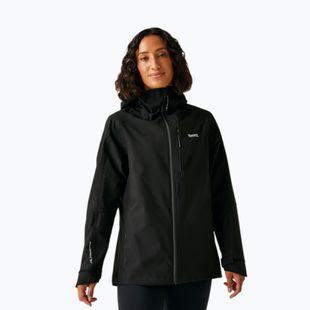 Dámská bunda do deště REGATTA Birchdale II black/seal grey