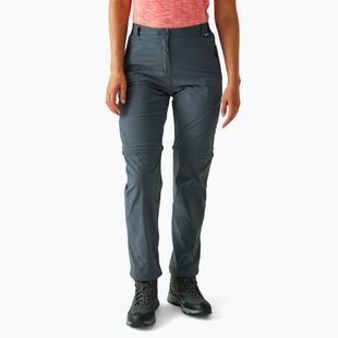 Dámské trekové kalhoty REGATTA Travel Light Z/O Packaway II seal grey