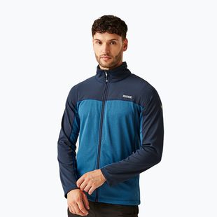 Pánská mikina  REGATT Highton Full Zip Midlayer olympian blue/navy
