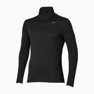 Pánské běžecké tričko Longsleeve Mizuno Tech Thermal Charge Breath Thermo Half Zip Long Sleeve Tee black
