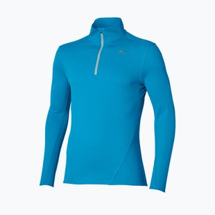 Pánské běžecké tričko Longsleeve Mizuno Tech Thermal Charge Breath Thermo Half Zip Long Sleeve Tee blue jewel