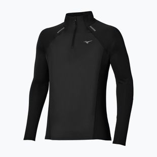 Pánské běžecké tričko Longsleeve Mizuno Active Dryaeroflow Hybrid Long Sleeve Top Black