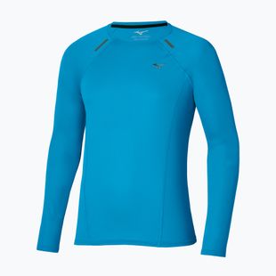 Pánské běžecké tričko Longsleeve Mizuno Active Dryaeroflow blue jewel